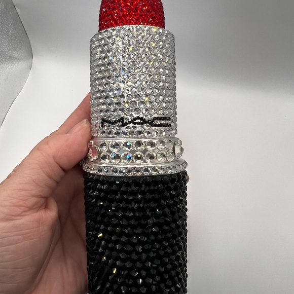 MAC Rhinestone Crystal Lipstick Brush Canister * a little BLING for your vanity*
